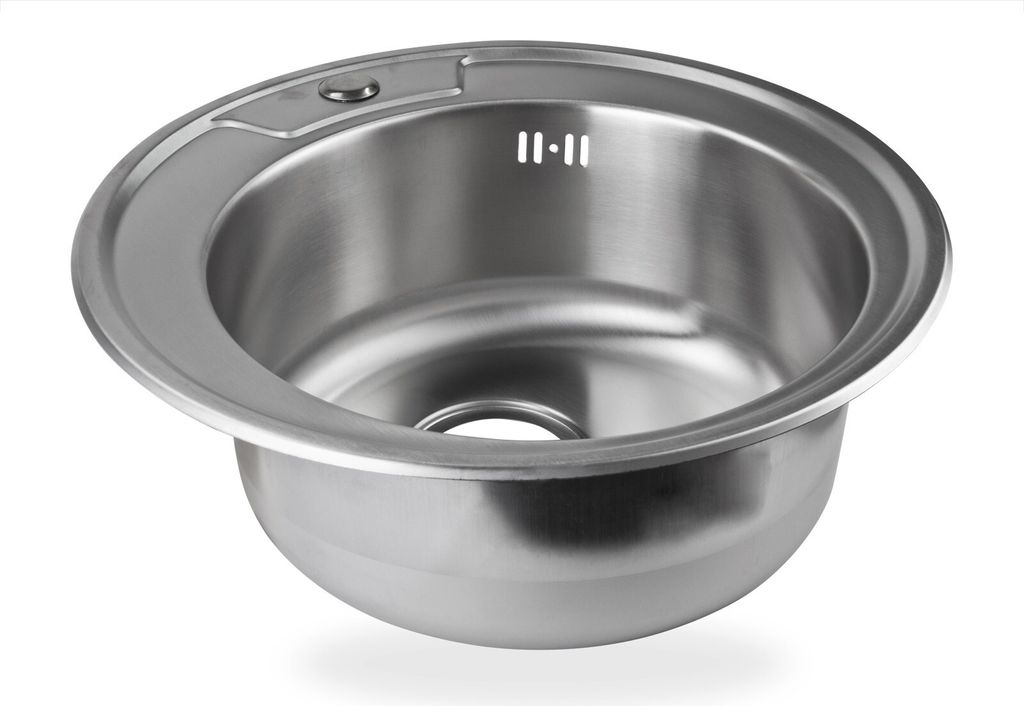 Edelstahl Einbauspüle "Ronda 3" Rundspüle Produktbild 