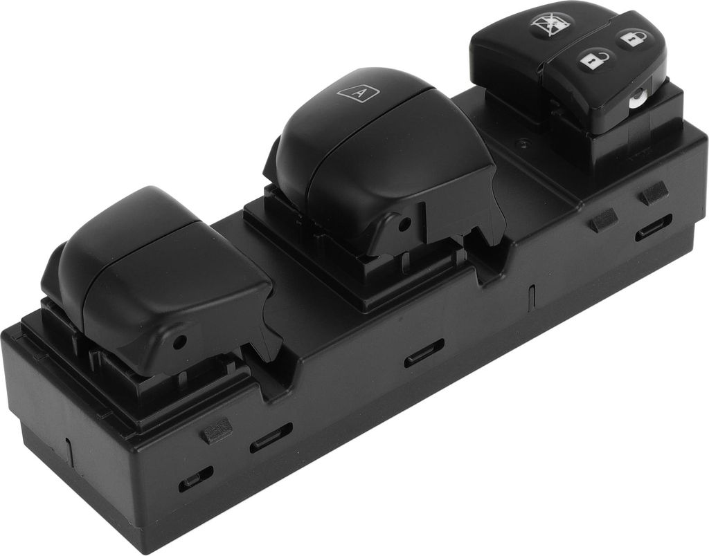 Front Left Driver Side Power Window Switch Window Control Switch No.254011KA0A für Nissan Juke 1.6L 2015-2017 Schwarz