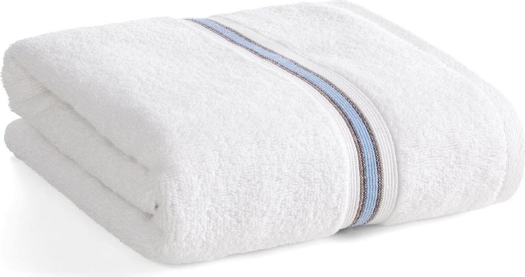EUROFIRANY | Handtuch - 50 x 90 cm - weißes Badetuch - Weich und Saugfähig