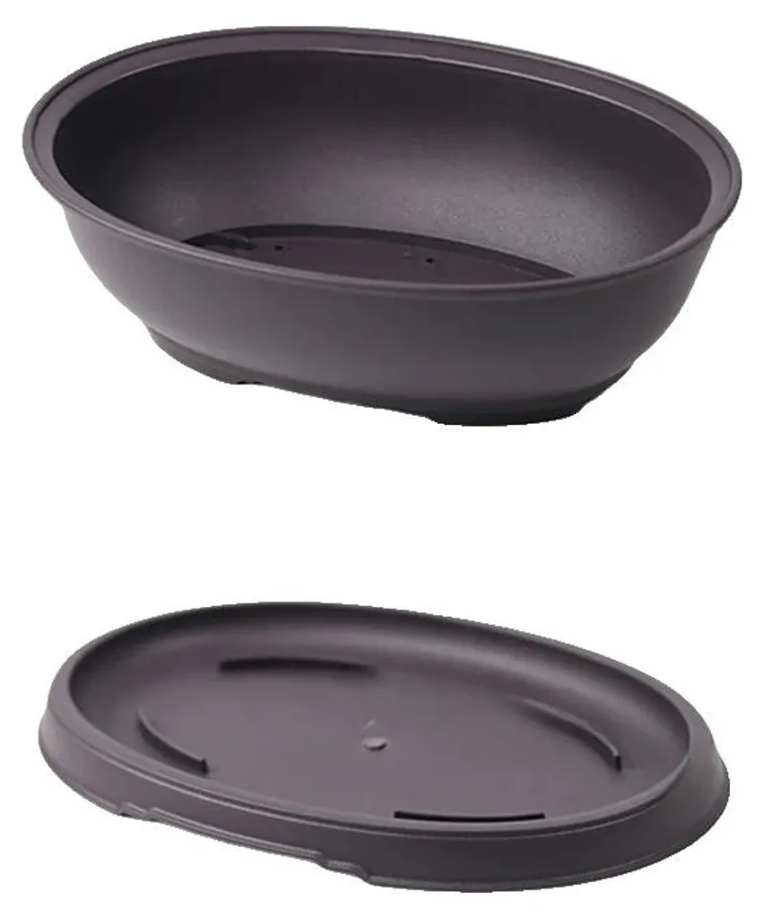 Pot de culture léger Oval S drainage supérieur pour plantes vigoureuses