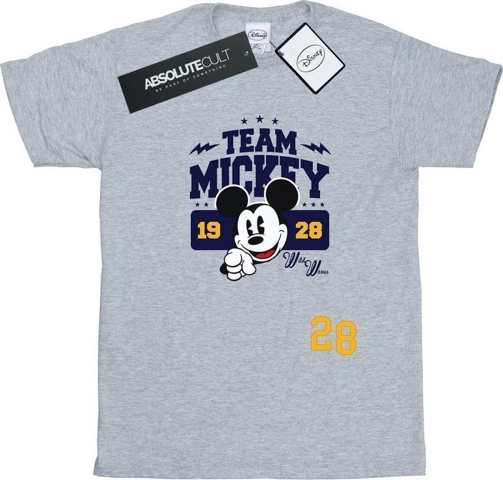 Disney - "Team Mickey" T-Shirt für Herren BI39866 (XXL) (Grau)