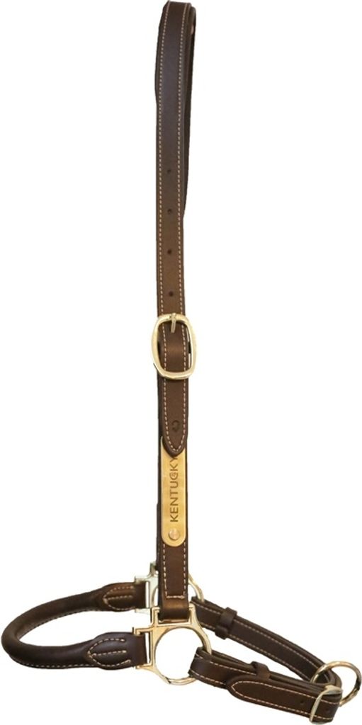 Kentucky Horsewear Licol d'écurie cuir marron complet Image du produit 