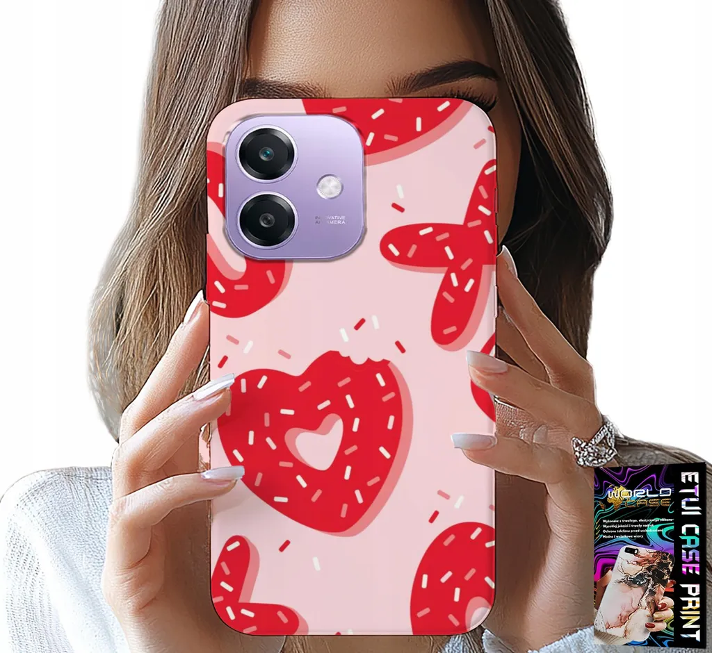 Cover Oppo A40M / A40 Vetro Temperato Donna - Protezione Xoxo Heart