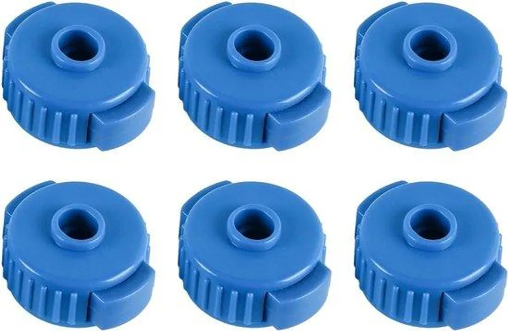 Vis à percussion bleues haute résistance en acier trempé - Pack de 6