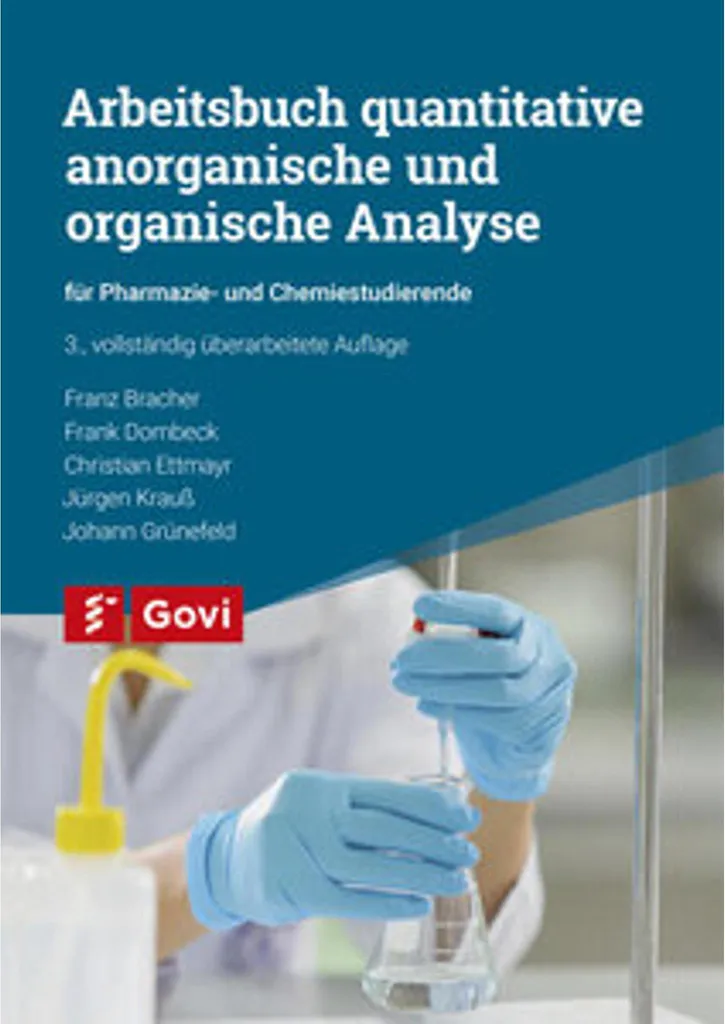 Arbeitsbuch quantitative Analyse - Manuel d'exercices chimie minérale - 2