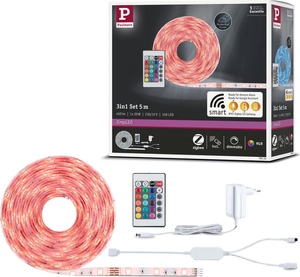 Paulmann SimpLED LED Strip RGB Komplettset