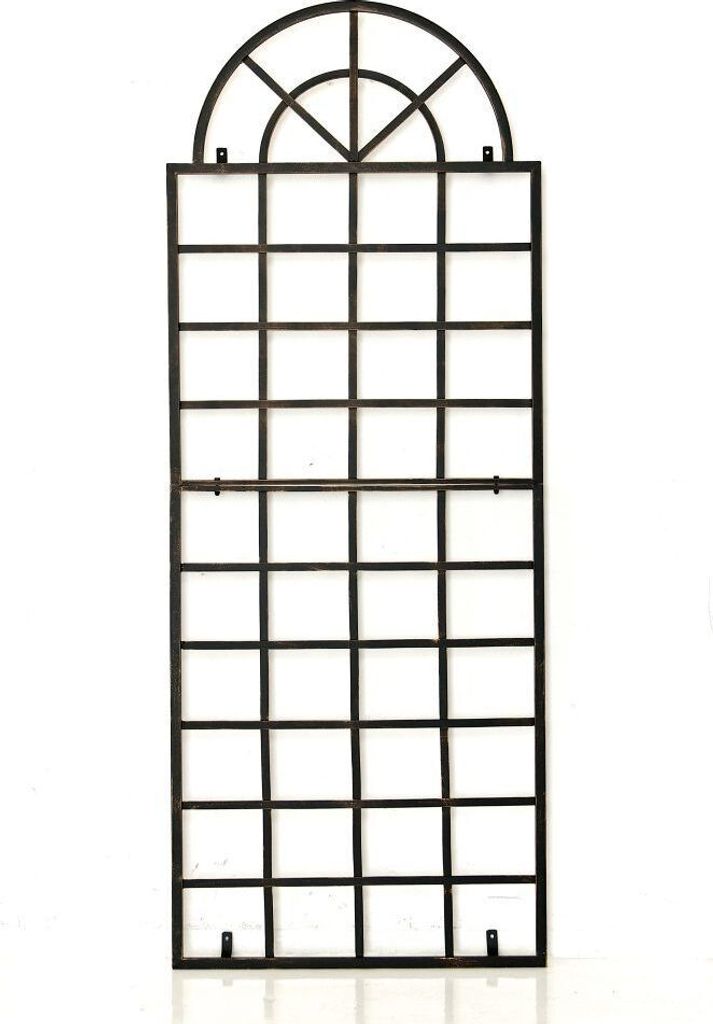 Rankgitter Viva bronze 180x70 cm extrem stabil Antike Patina Wandmontage