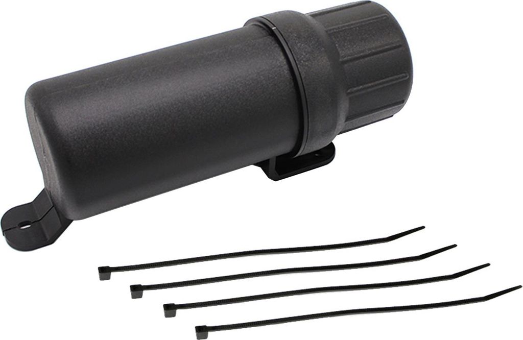 Universal-Motorrad-Werkzeugrohrsatz, 84-125mm Durchmesser Wasserdichter Aufbewahrungsbehälter mit Befestigungsbändern