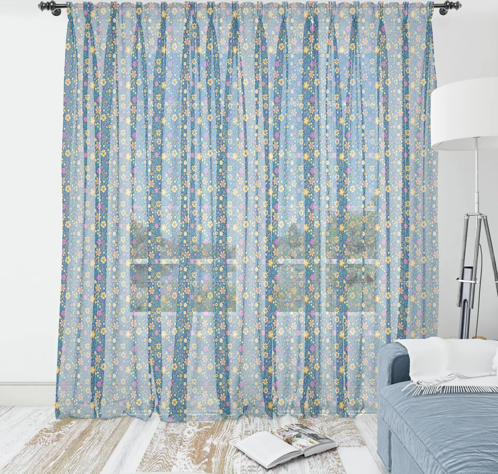 ABAKUHAUS Arazzo artistico naturale, prato fiorito petali boccioli profumo stagione dettagli botanici, soggiorno camera da letto tessuto satinato setoso, 220 cm x 274 cm, calendula e rosa