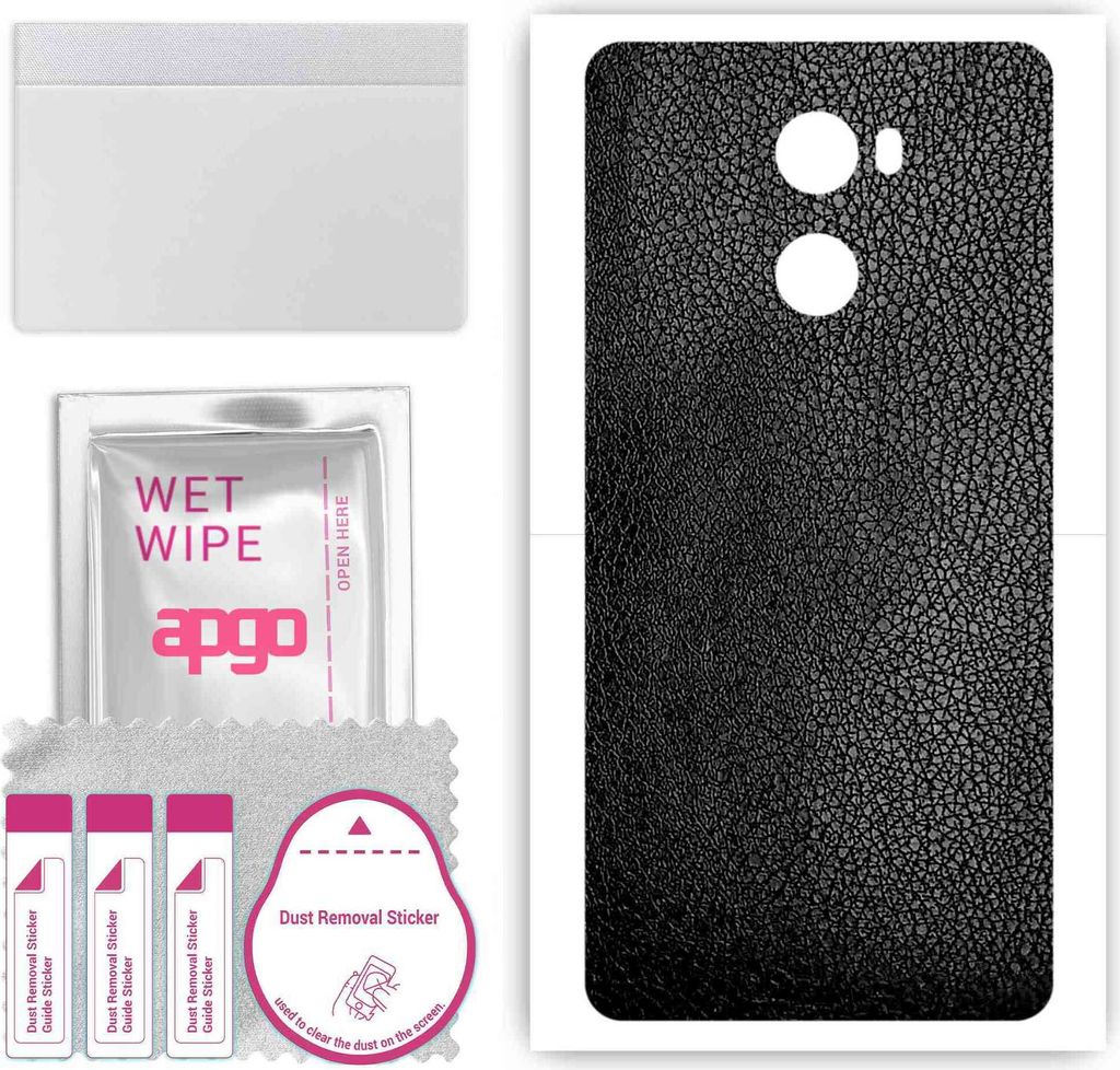 apgo Rückseite Schutzfolie, Skin, kompatibel mit Xiaomi Redmi 4 Prime, Hinten Displayschutzfolie aus Vinylfolie, kratzfest, einfache Montage - Sch...