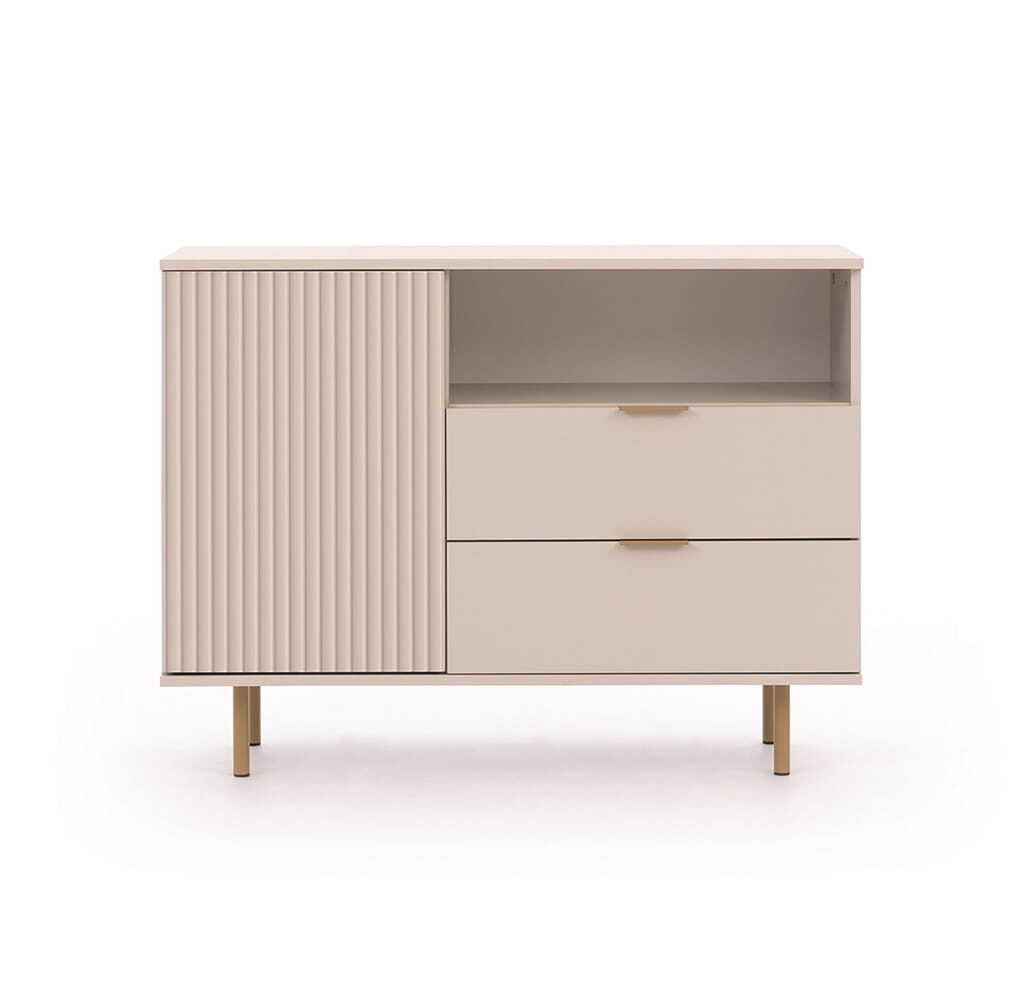 Komoda NUBIA NB-01 w Stylu LOFT 2 Szuflady 1 Drzwiczki Zdjęcie produktu 