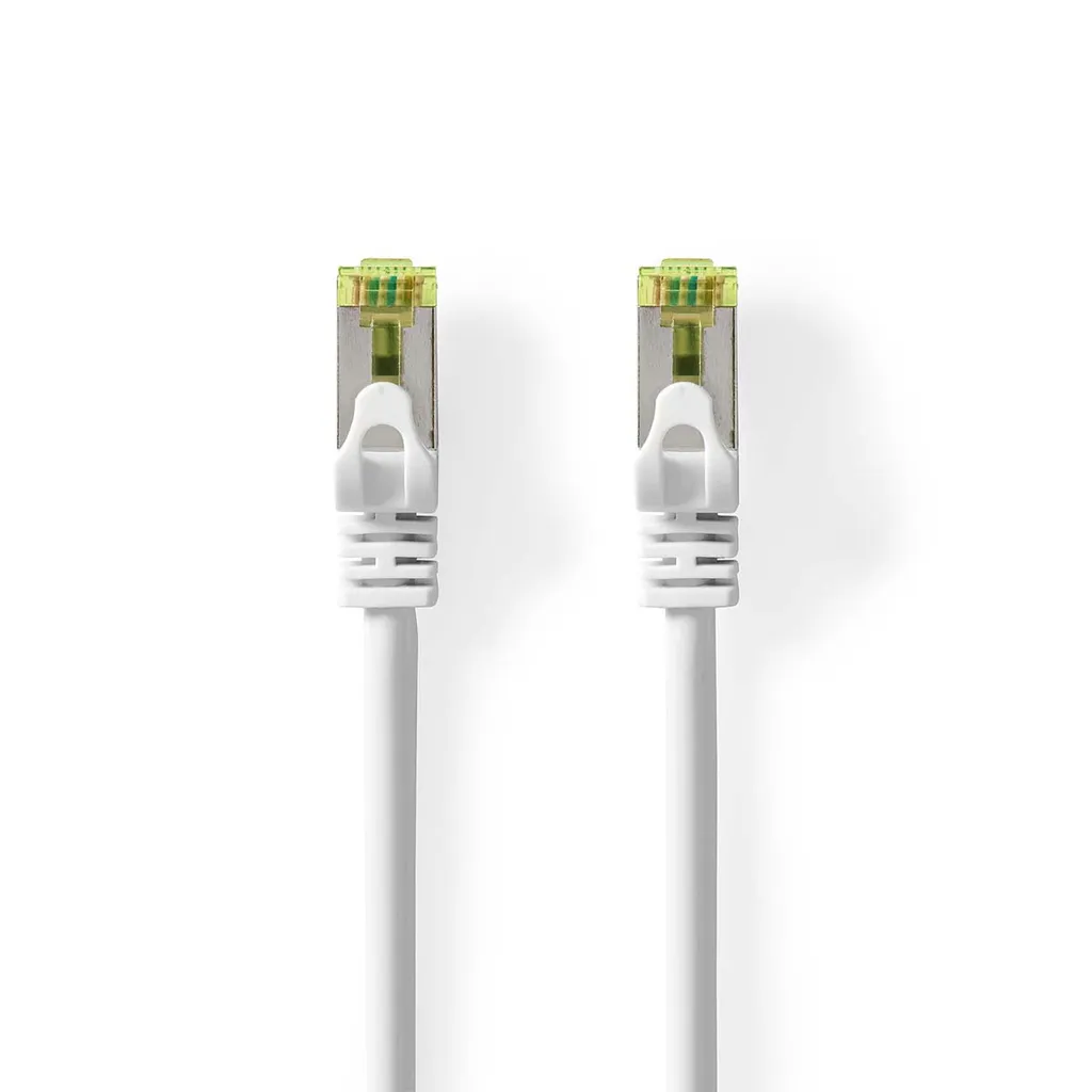 Cavo LAN CAT7 S/FTP 20 Metri Bianco LSZH | 10Gbps 600MHz Professionale