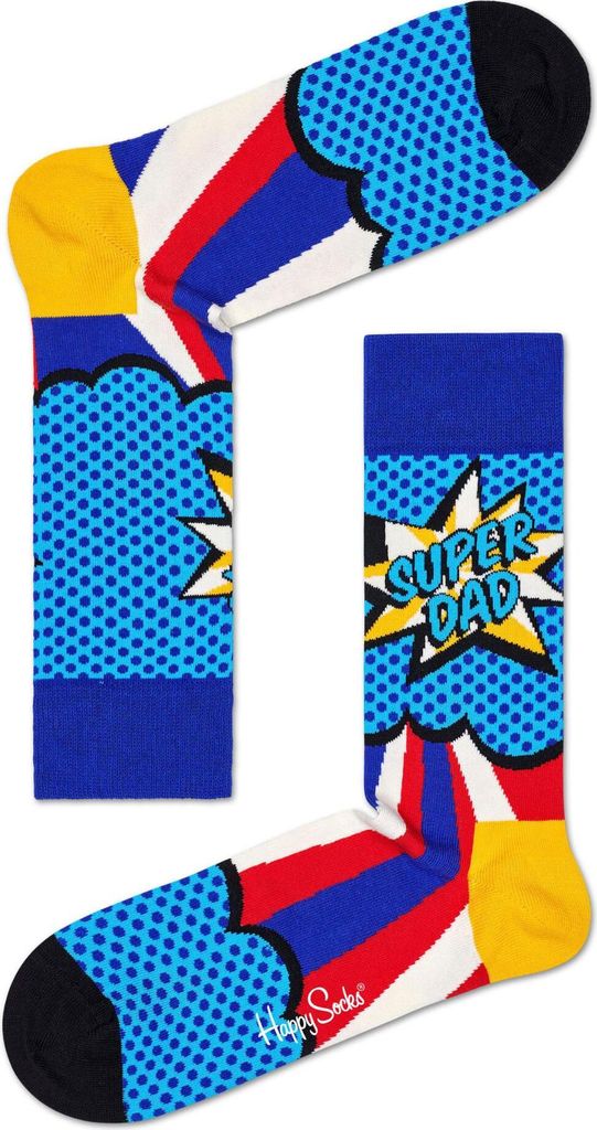 Happy Socks Super Dad Sock - Gr. 41-46 Produktbild 