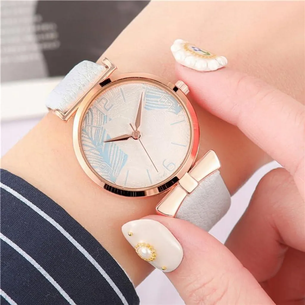 Orologio Donna Minimalista Quarzo - Cinturino Finto Cuoio Elegante