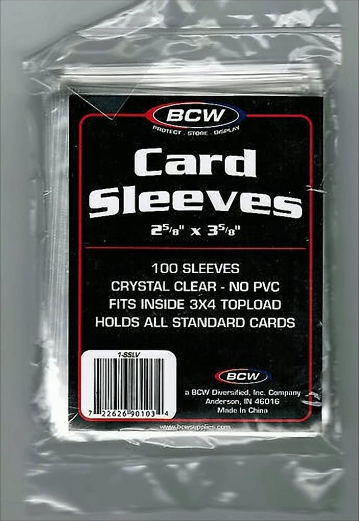 BCW BCW Soft Sleeves - 100 Stück Schutzhüllen für Sammelkarten