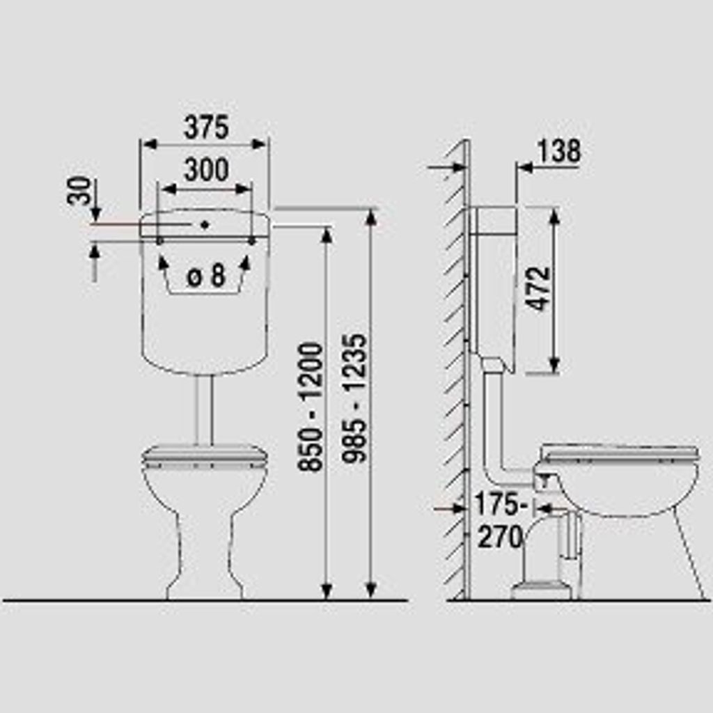 SANIT 91.A04.01..0005 Spülkasten bonito duo Komplettset