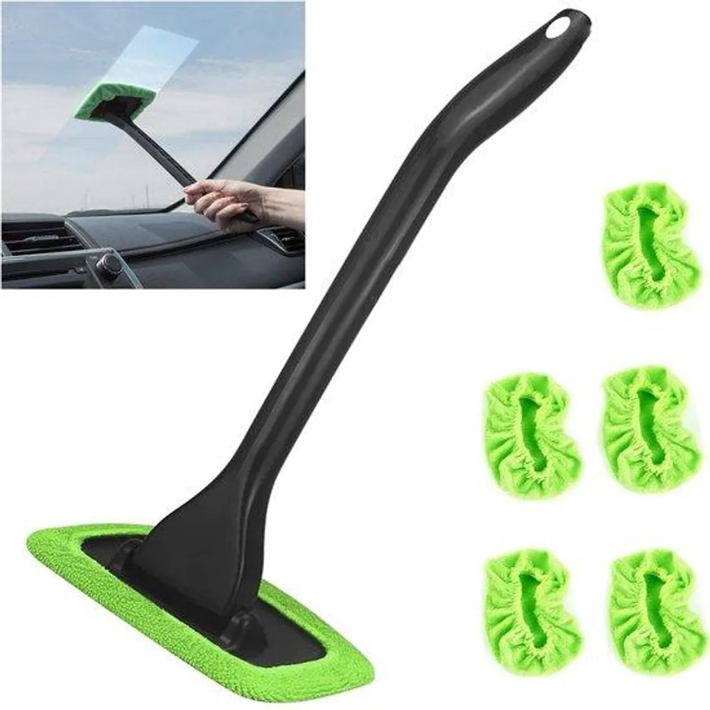 Nettoyant intérieur voiture kit 5 pièces vert pour rénover l'habitacle