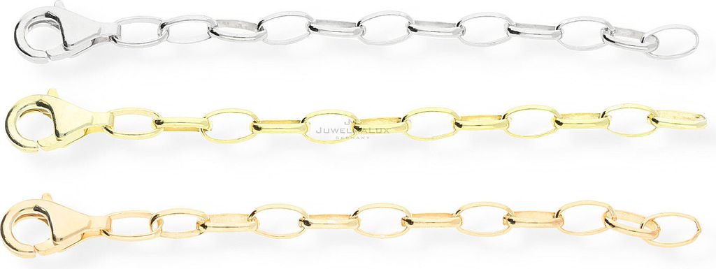 JuwelmaLux Verlängerungskette 925/000 Sterling Silber Produktbild 