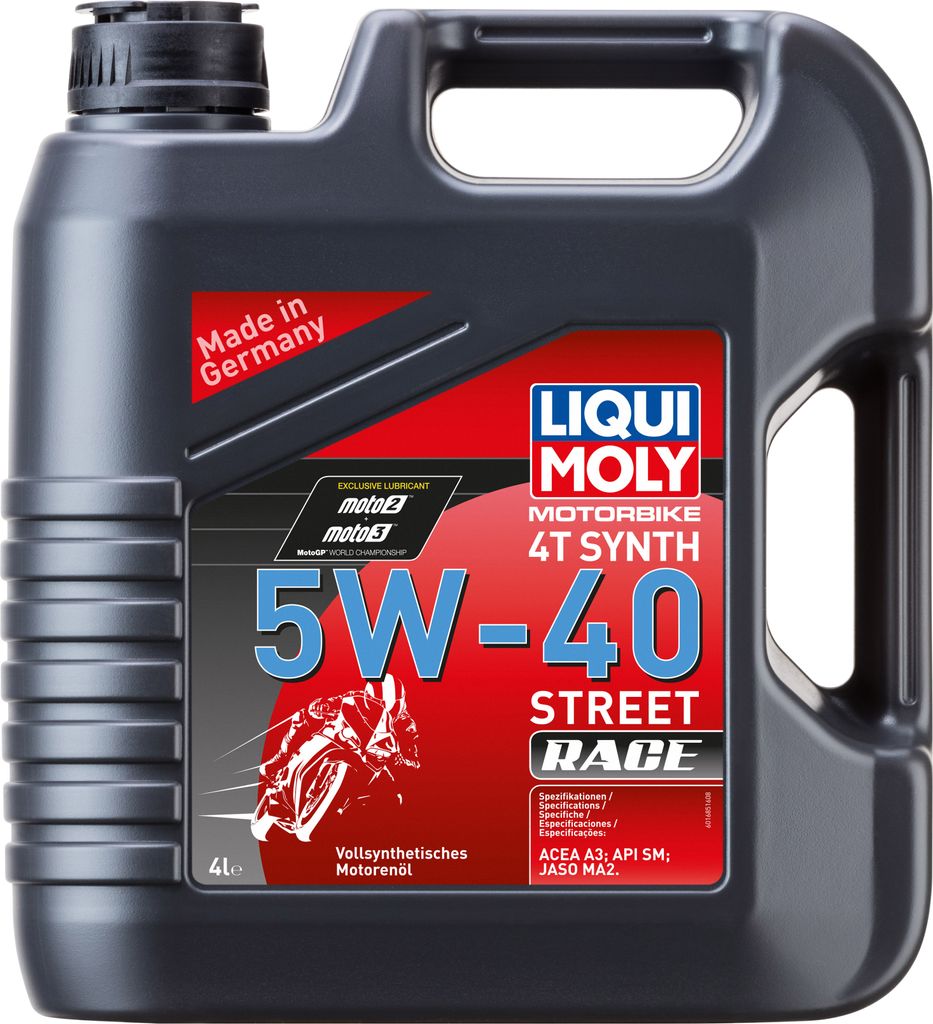 Liqui Moly Motorbike 4T Synth 5W-40 Street Race 4 Liter Produktbild 