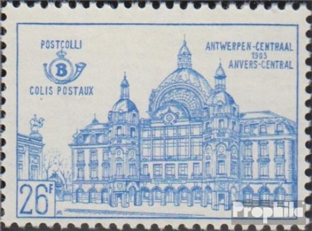 Briefmarken Belgien 1963 Mi PP56 (kompl.Ausg.) postfrisch Postpaketmarke