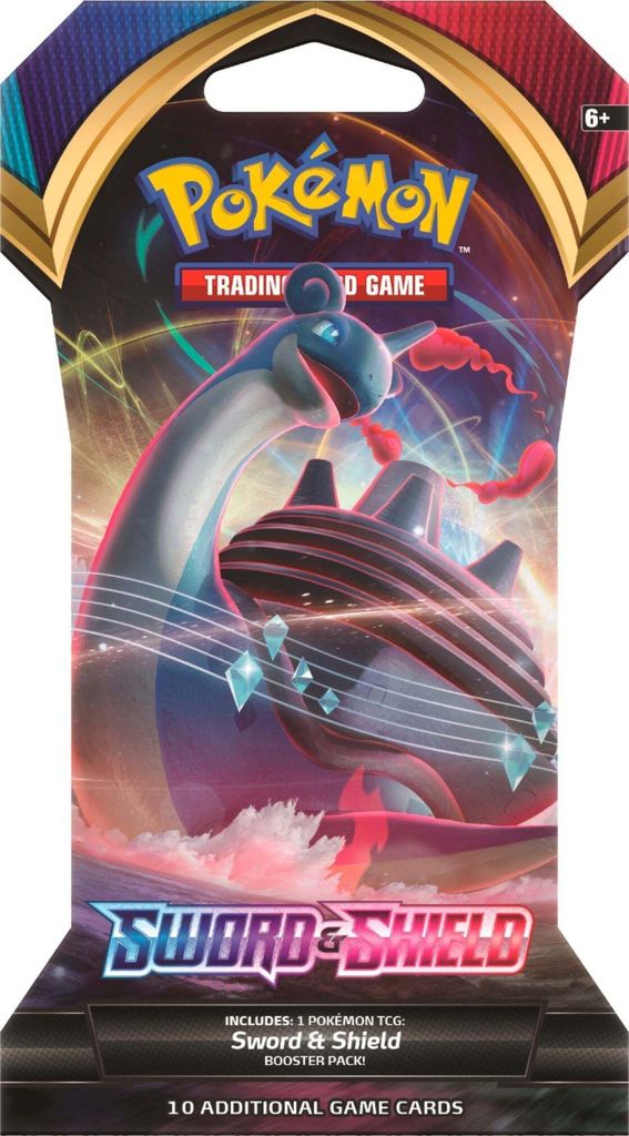 Pokémon SWSH01 Sword and Shield Sleeved Booster englisch Produktbild 