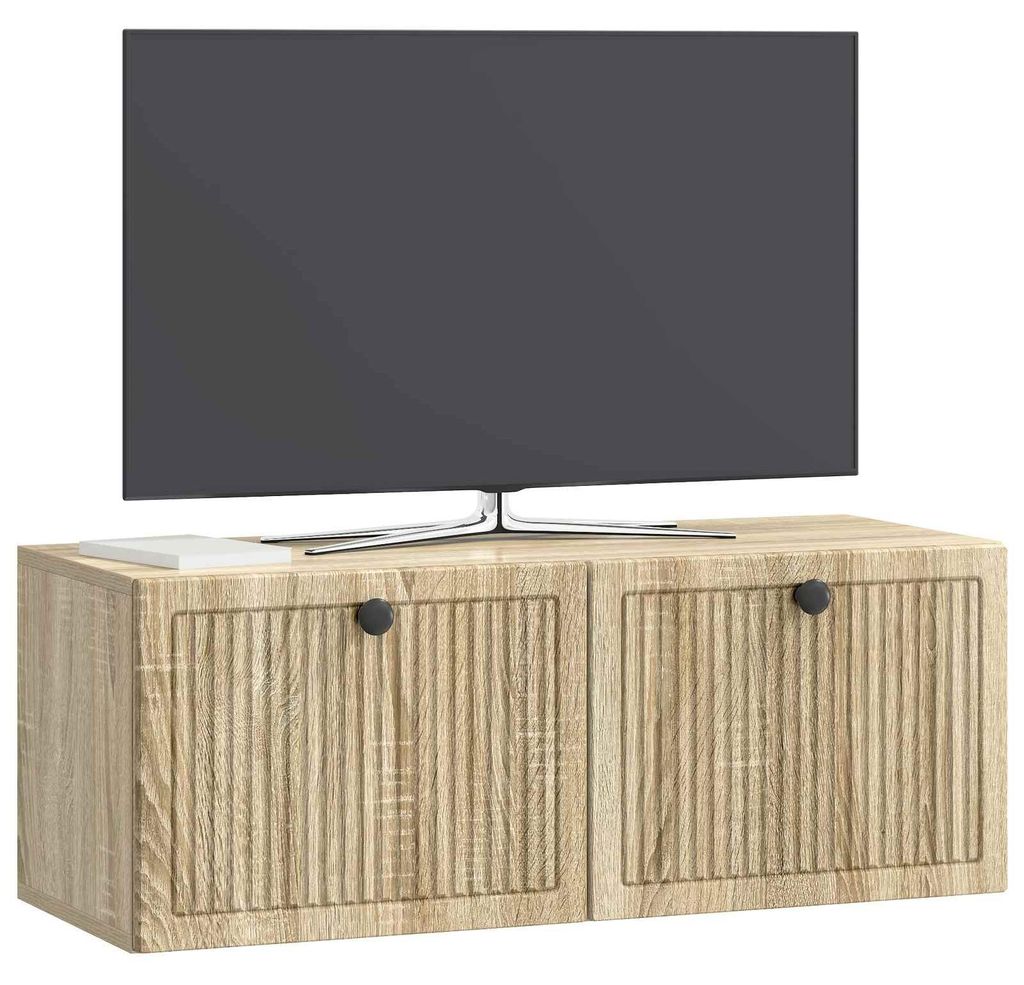 vidaXL Wandmontierter TV-Schrank Sonoma-Eiche 78,5 x 31 x 30 cm