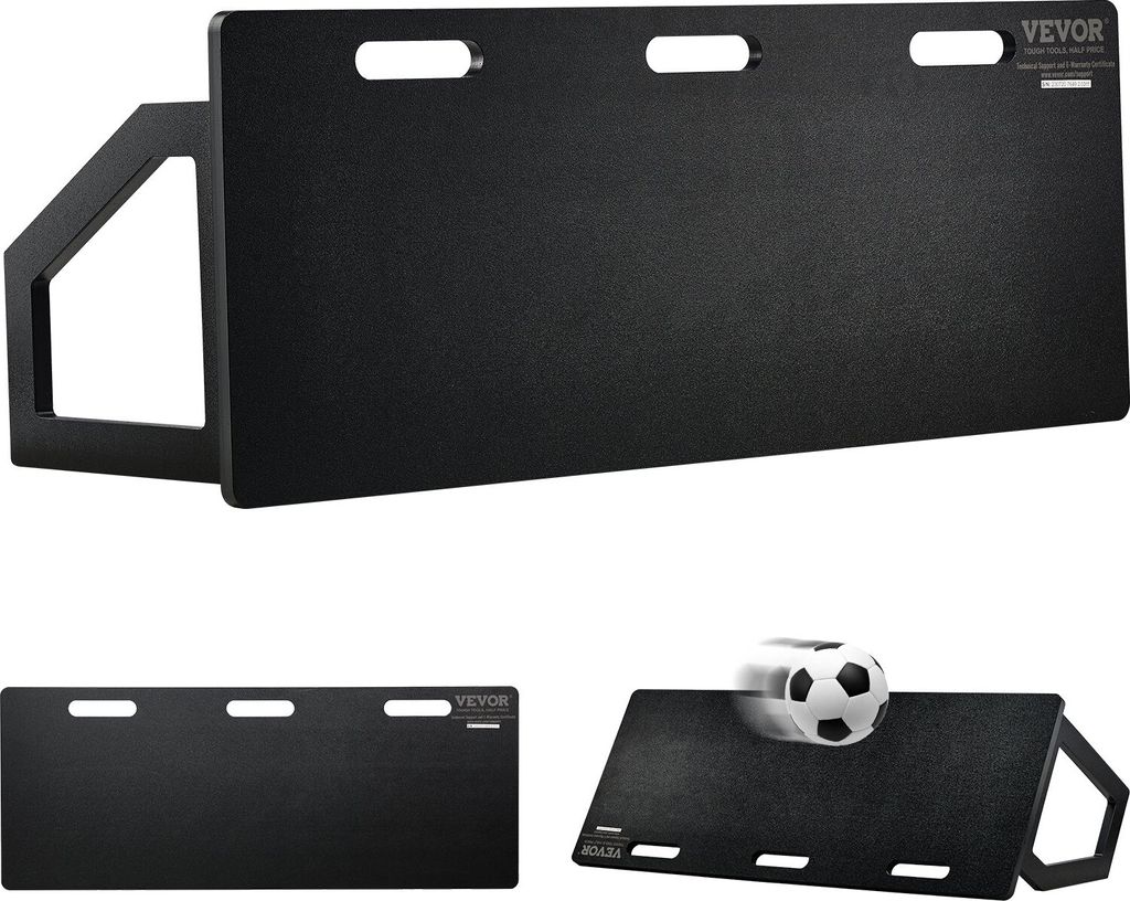 45"X18" Soccer Rebounder Board Tragbare Fußballwand mit 2-Winkel-Rebound