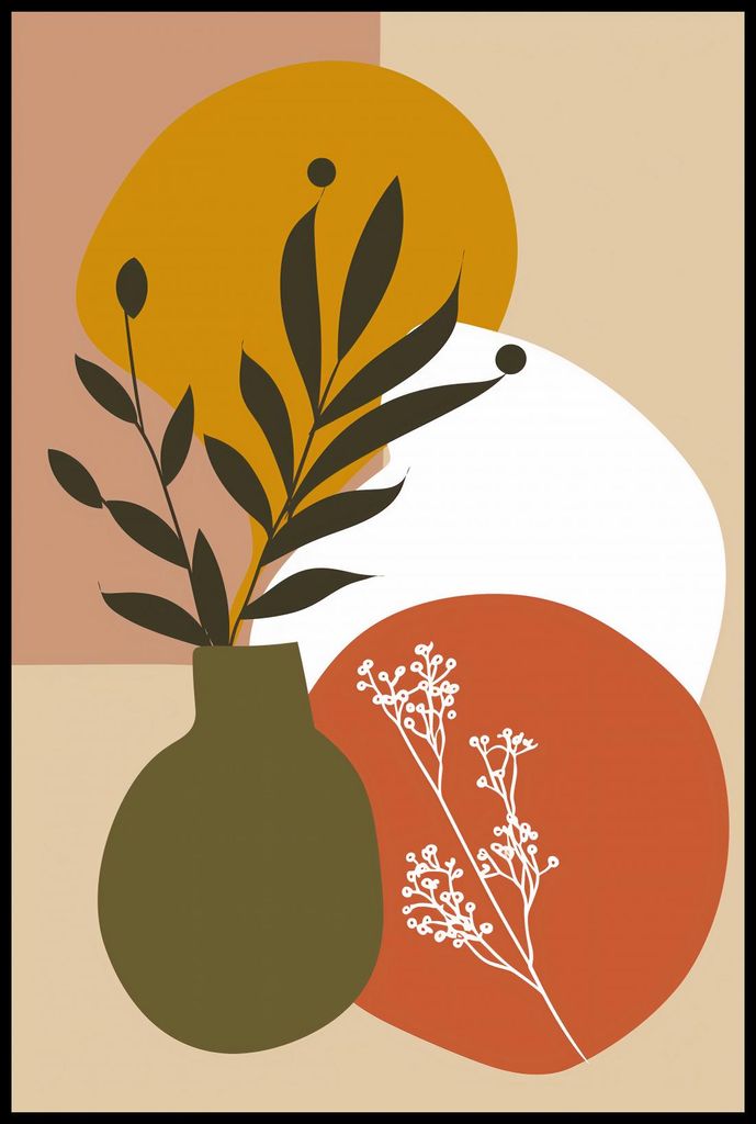 Plakat 61x91,5cm Blumen in der Sonne