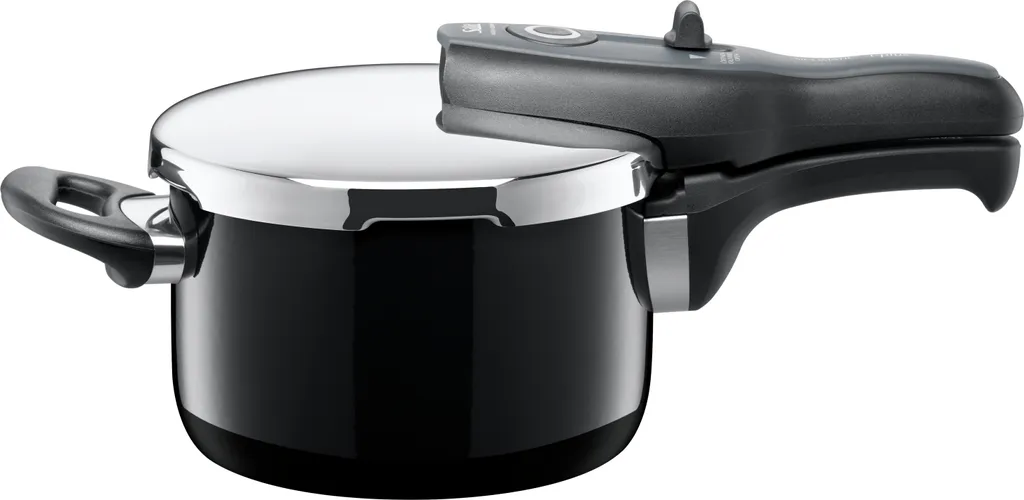 Silit Sicomatic t-plus 2,5l Nero - Pentola a Pressione Rapida in Silargan