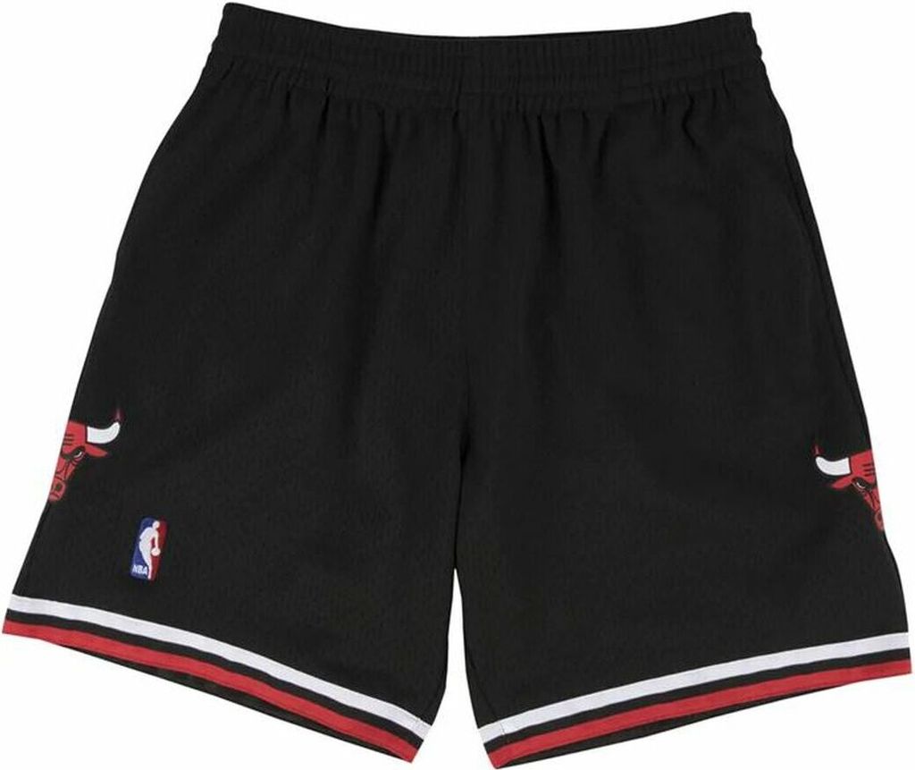 Chicago Bulls 97-98 NBA Mitchell & Ness Swingman Shorts Schwarz-L