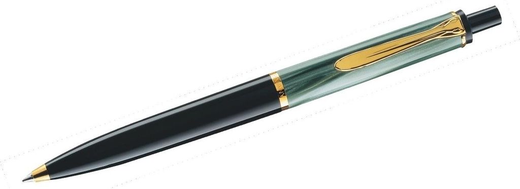 Pelikan K200, Clip, Clip-on-Einziehkugelschreiber, Schwarz, Produktbild 