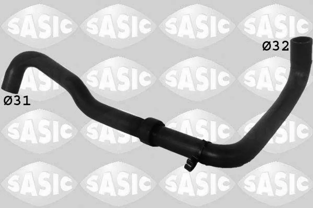 Sasic 3406090 Tubo Radiatore 6K0121049G per Cordoba Ibiza Caddy