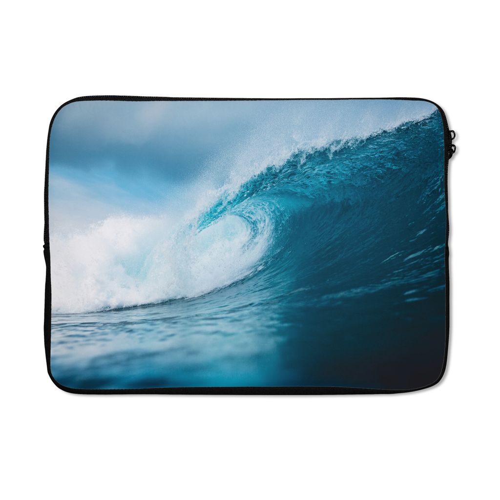 MuchoWow Laptop Hülle 14 ZollMeer - Golf - Surfen Laptoptasche - Laptoptasche - Stoßsicher - Schutzhaube