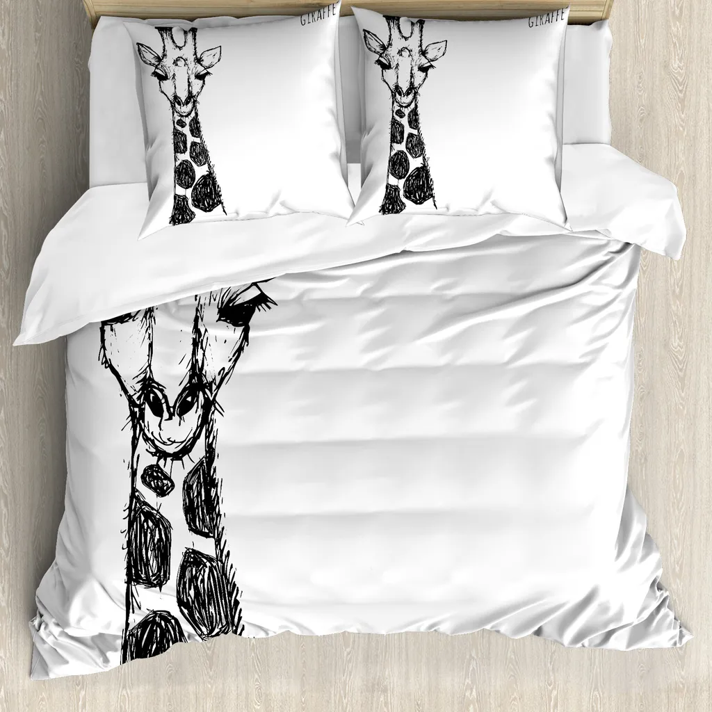 Copripiumino Giraffa Matrimoniale 200x200 ABAKUHAUS Lavabile