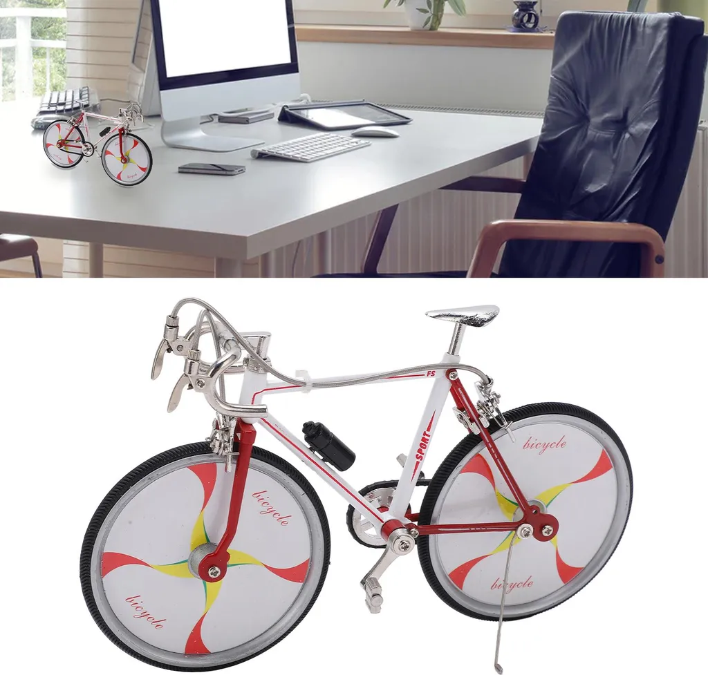 Vélo miniature de collection en alliage, modèle réduit haute simulation - 4