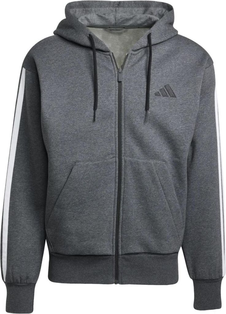 Adidas M 3S Fl Fz Hd Dgreyh/Black Dgreyh/Black Xl