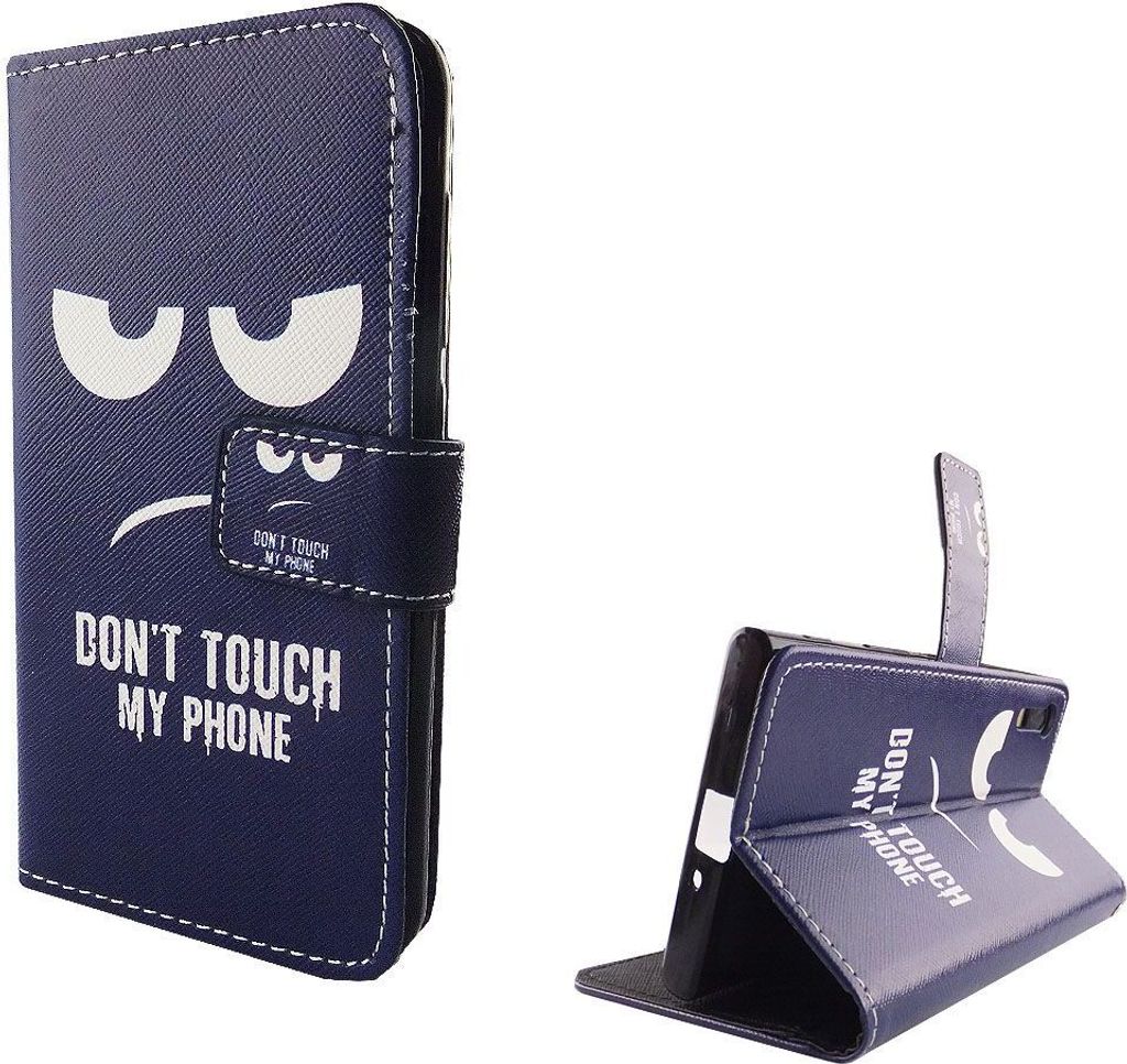 Handyhülle Tasche für Handy Sony Xperia XZ Dont Touch my Phone