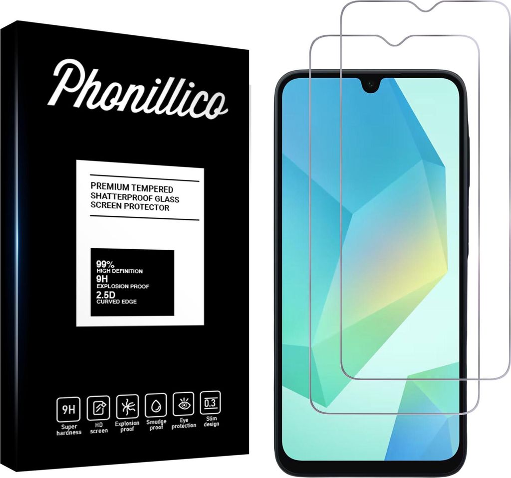 Tvrzené sklo pro Samsung Galaxy A16 4G / A16 5G [2 kusy] Obrázek produktu 