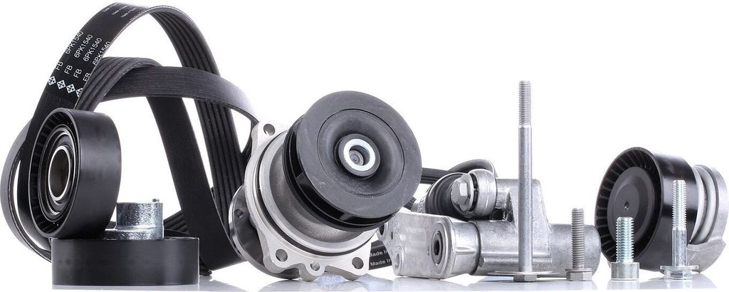 INA 529 0053 30 Wasserpumpe + Keilrippenriemensatz für BMW Produktbild 
