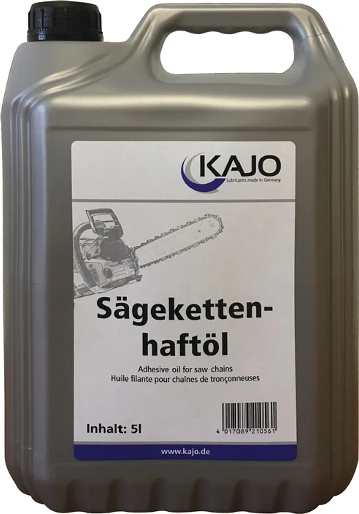 Olio Buono per Motosega KAJO 5 Litri | Super Adesivo 100-130