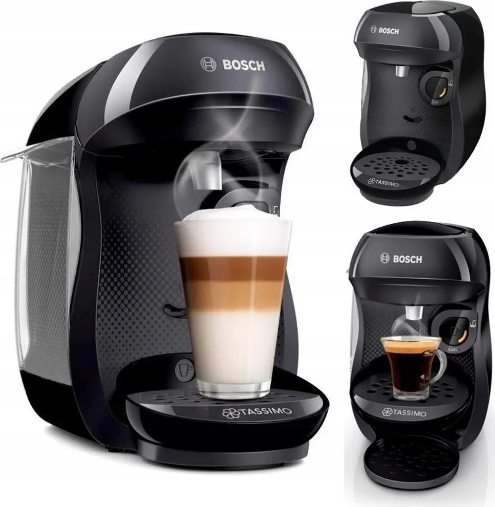 Kapselkaffeemaschine Bosch Tassimo Happy 1400W, 3,3 Bar, Intellibrew