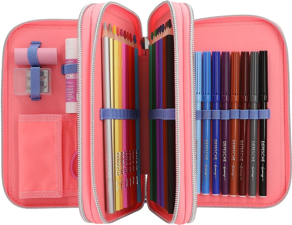 Trousse à plumes 3 compartiments TOPModel pour un cartable bien rangé - 11