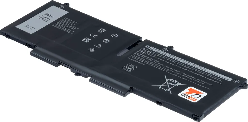 Batteria T6 Power Dell Latitude 7330 58Wh | Ricambio Professionale Li-Poly