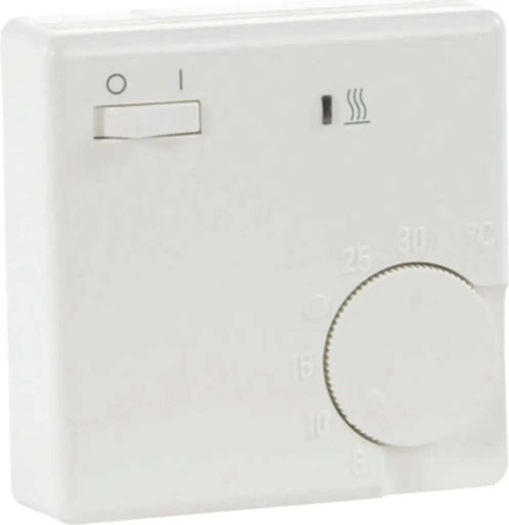 Thermostat d'ambiance mural 230V 16A - Régulateur de chauffage 5-30°C