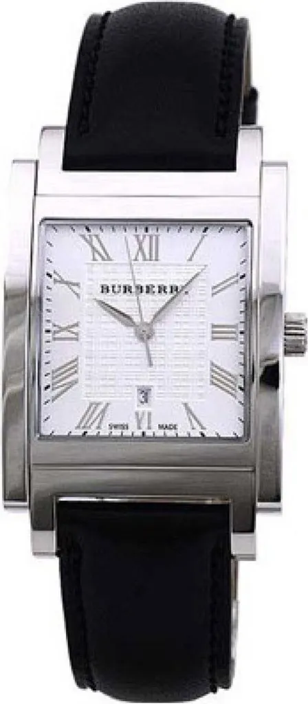Montre Burberry BU1554 Cadran Argenté et Bracelet Acier Maillons