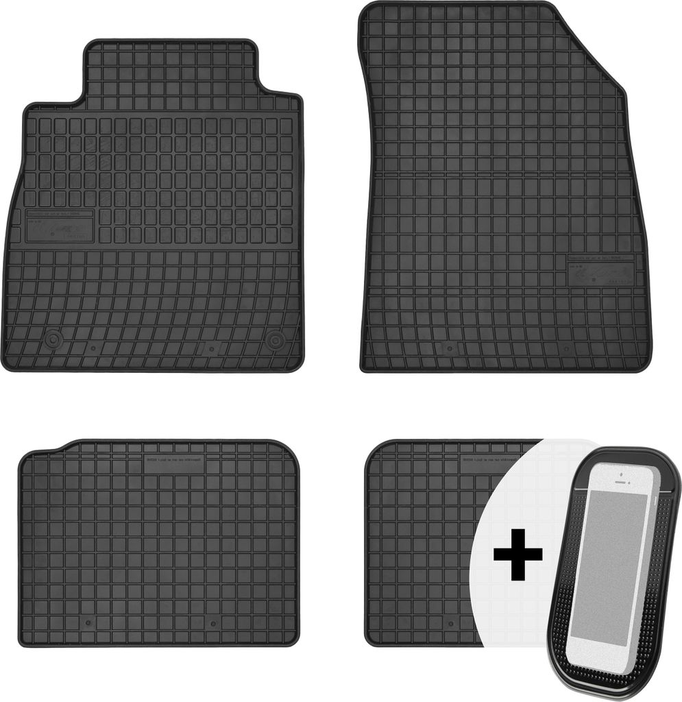 Gummimatten Auto Fußmatten Automatten Passgenau 4-teilig Set - passend für Nissan Micra ab 2017