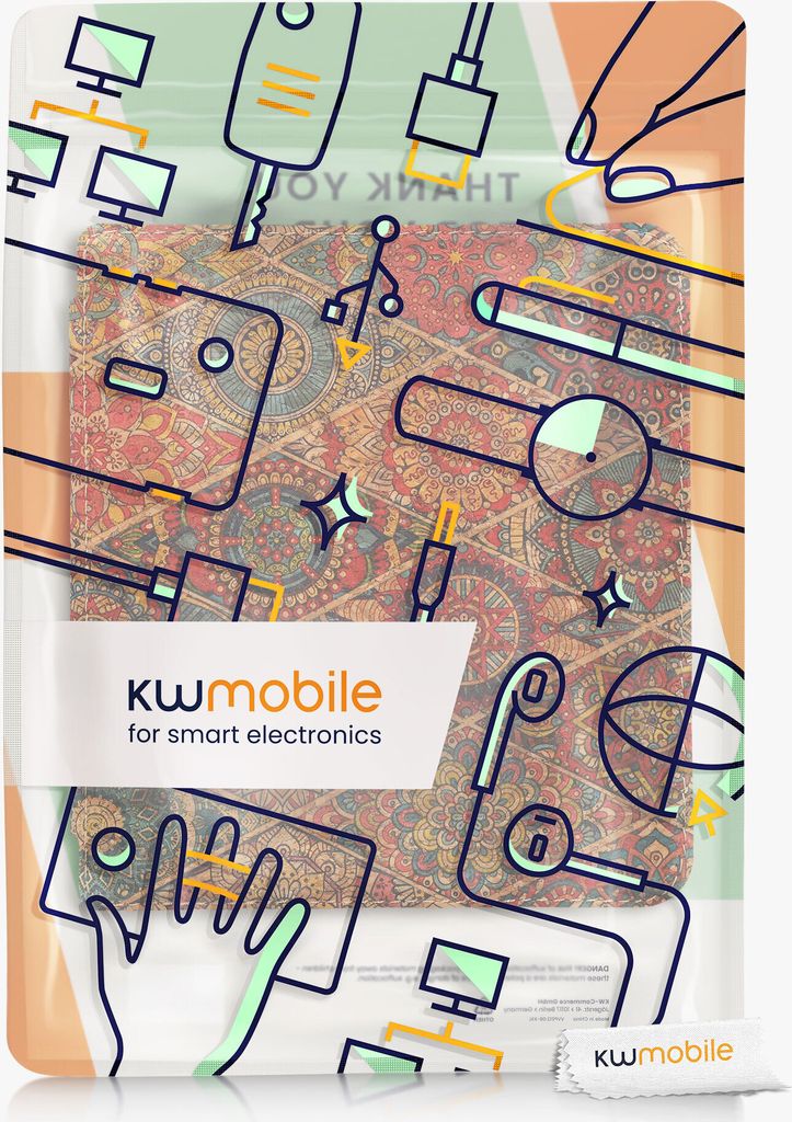 kwmobile Hülle kompatibel mit Tolino Vision 6 - Kork Produktbild 7