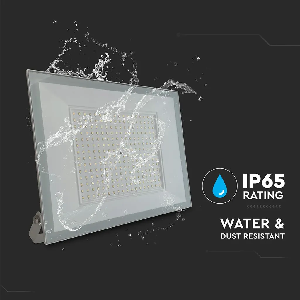 Projecteur Extérieur LED Étanche IP65 Blanc 200W Idéal Grandes Surfaces