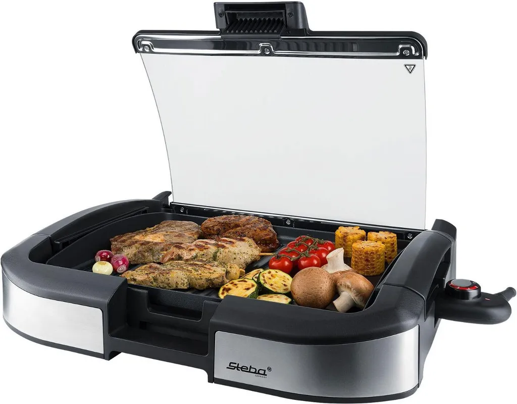 Grill de table Steba VG 195 avec thermostat réglable et plaque antiadhésive
