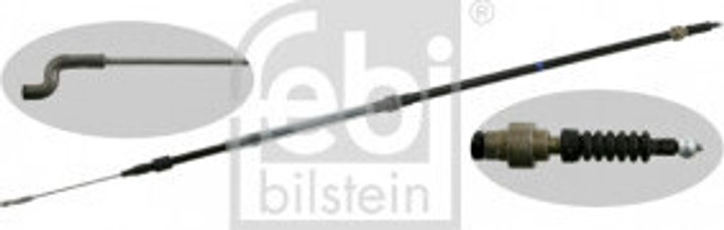 FEBI BILSTEIN 27161 - OE 7D0 609 701 Seilzug, Feststellbremse für T4